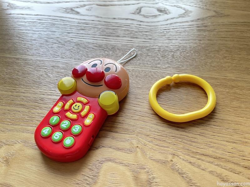 アンパンマンごきげんメロディリモコンとおでかけリング