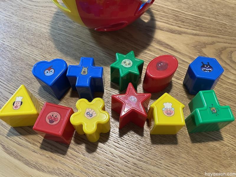 アンパンマン育脳まるまるパズルの全パーツ